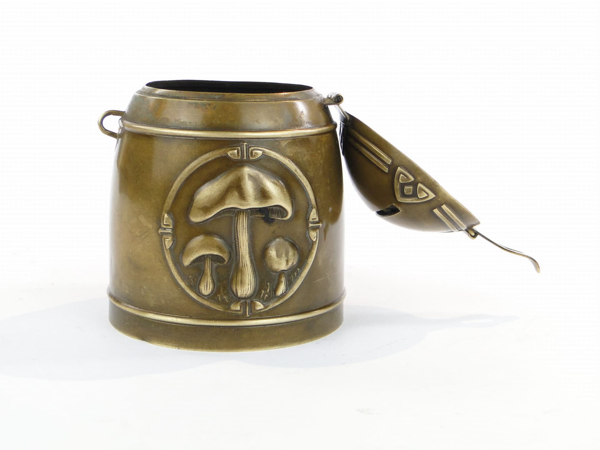 Art Nouveau coin bank, golden brass, Austria, early 20th c. - 222461