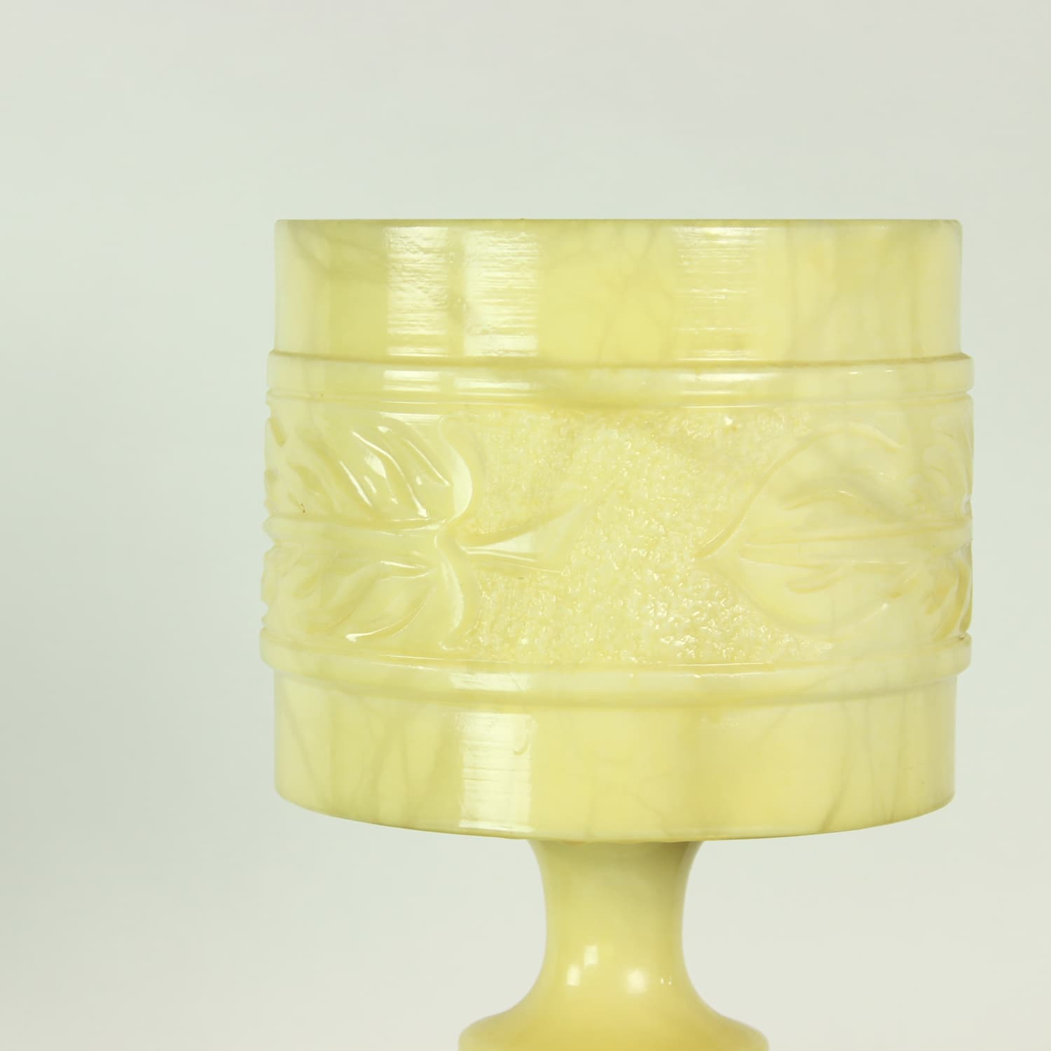 Lampa stołowa, marmur żółty, Norwegia, lata 70. - 222662