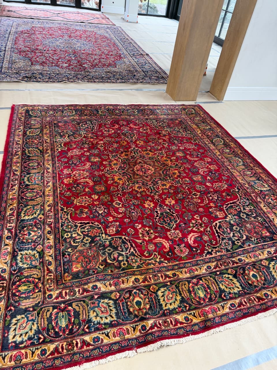 Dywan Mesched 280x250 cm, multikolor, wełna, Iran - 222801