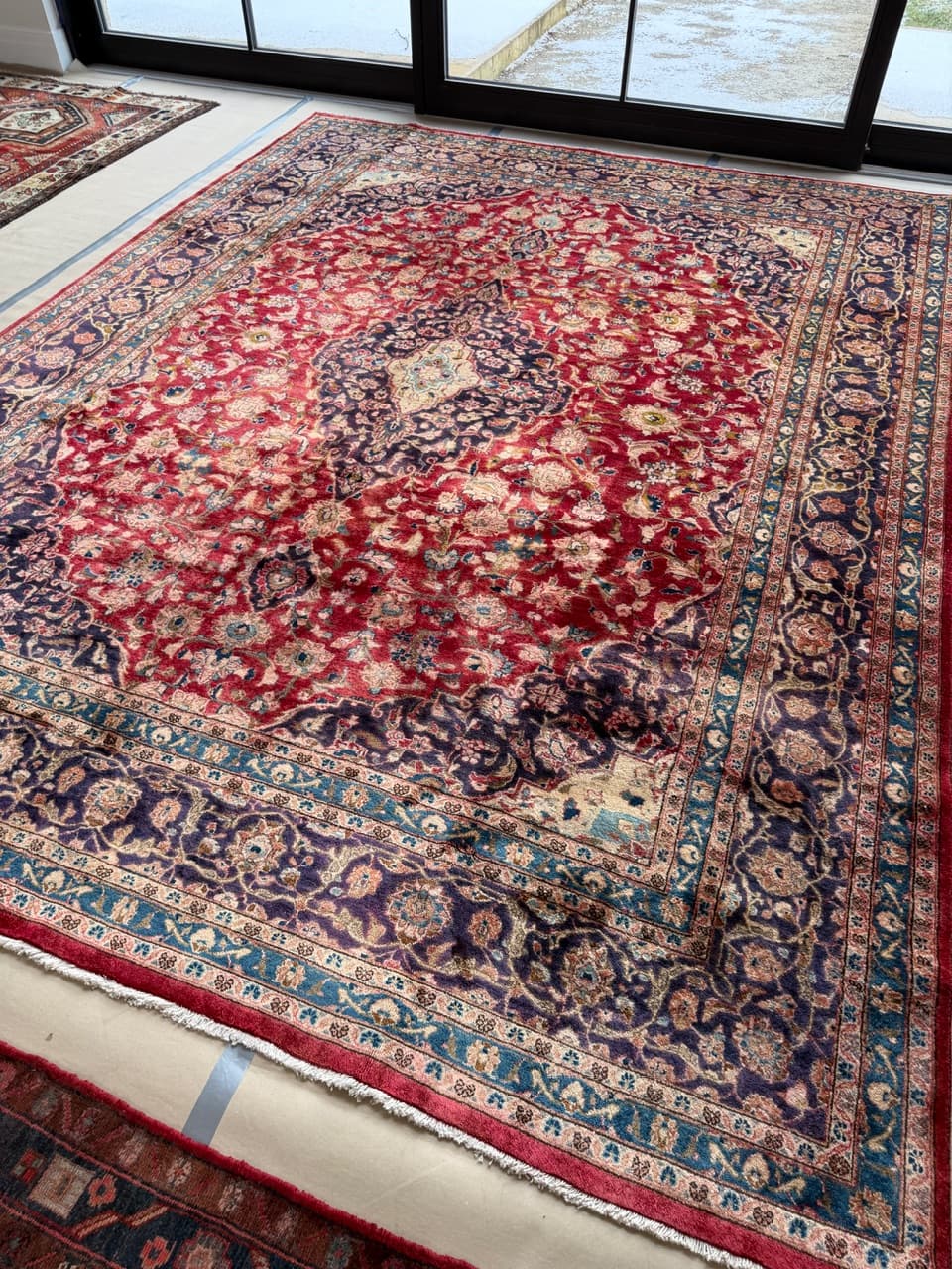 Dywan Keshan 385x290 cm, multikolor, wełna, Iran - 222836