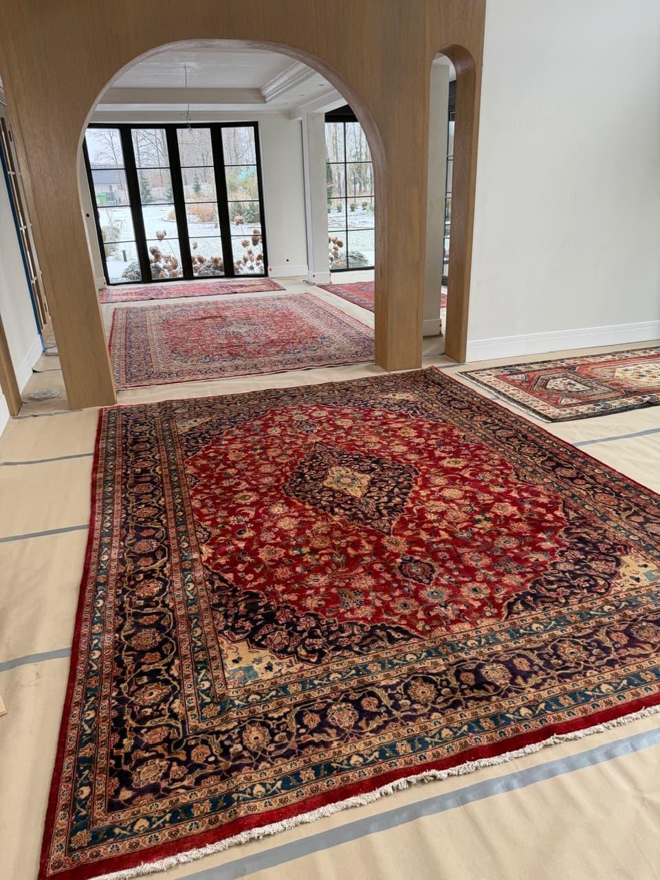 Dywan Keshan 385x290 cm, multikolor, wełna, Iran - 222842