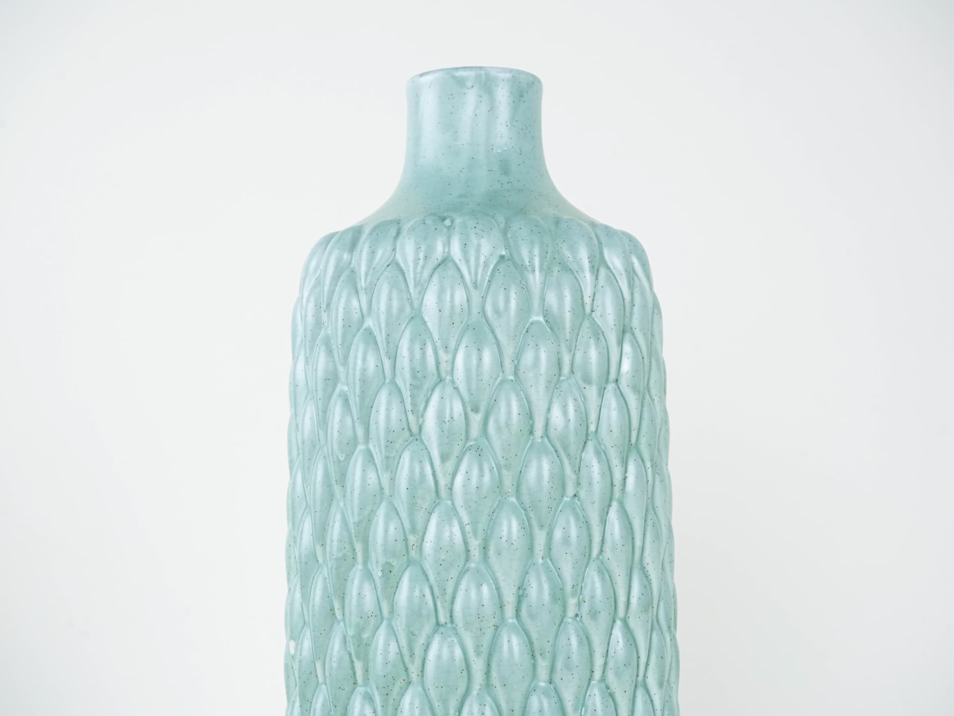 Wazon, miętowy, ceramika, Włochy, lata 60. - 223035