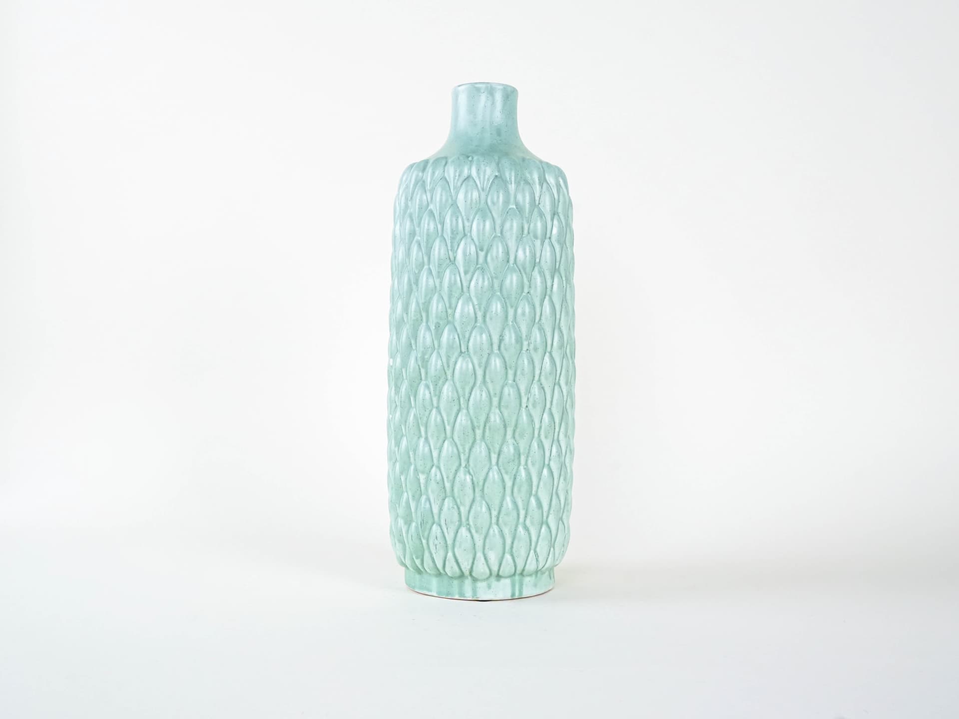 Wazon, miętowy, ceramika, Włochy, lata 60. - 223033