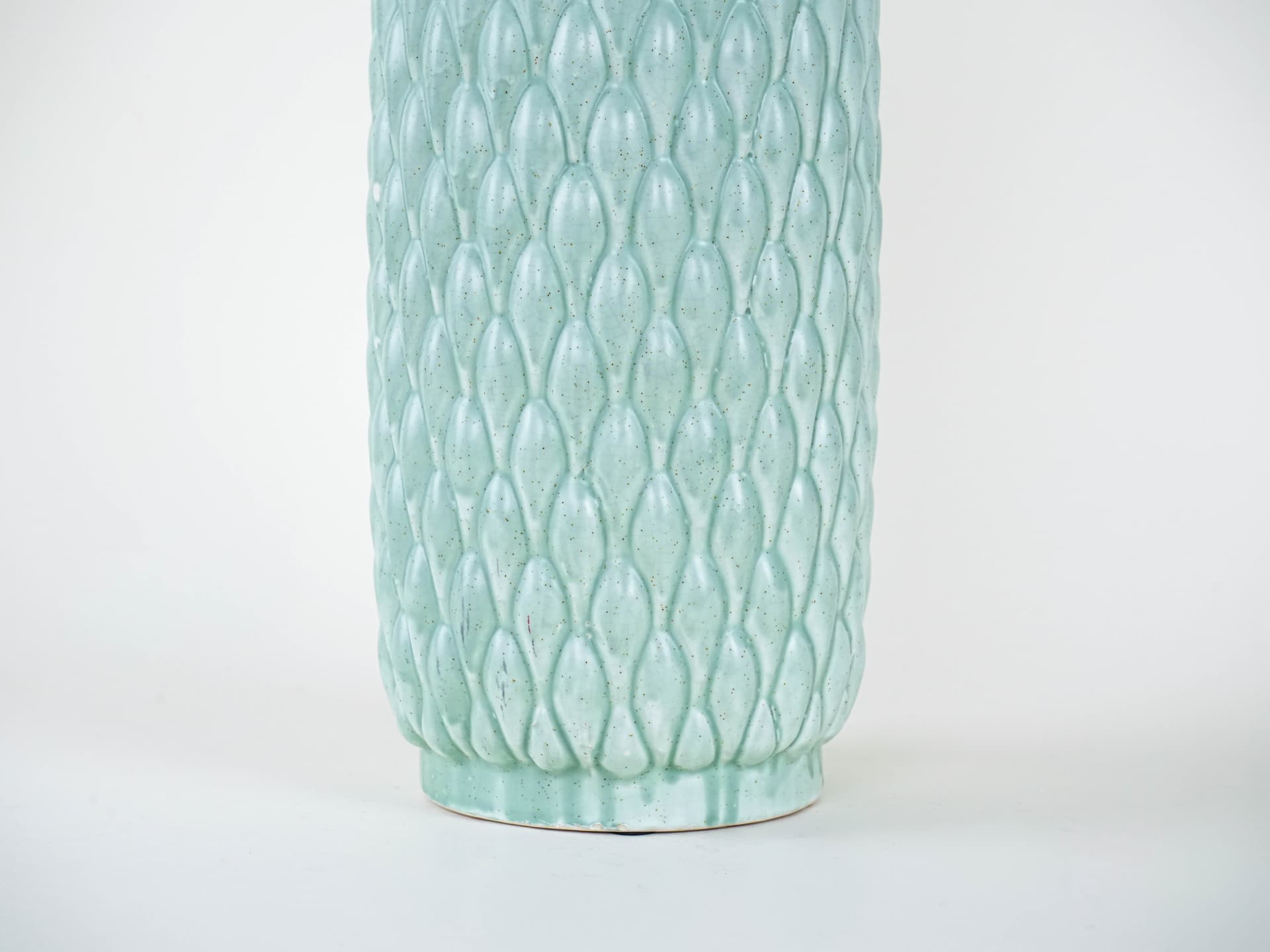 Wazon, miętowy, ceramika, Włochy, lata 60. - 223037