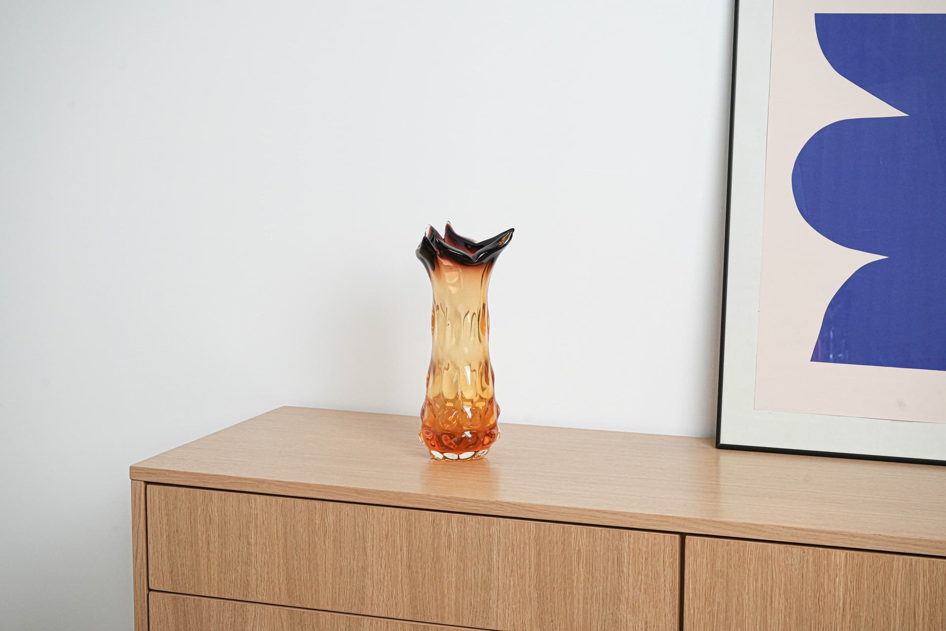 Wazon Murano, multikolor, szkło, Włochy, lata 60. - 223119