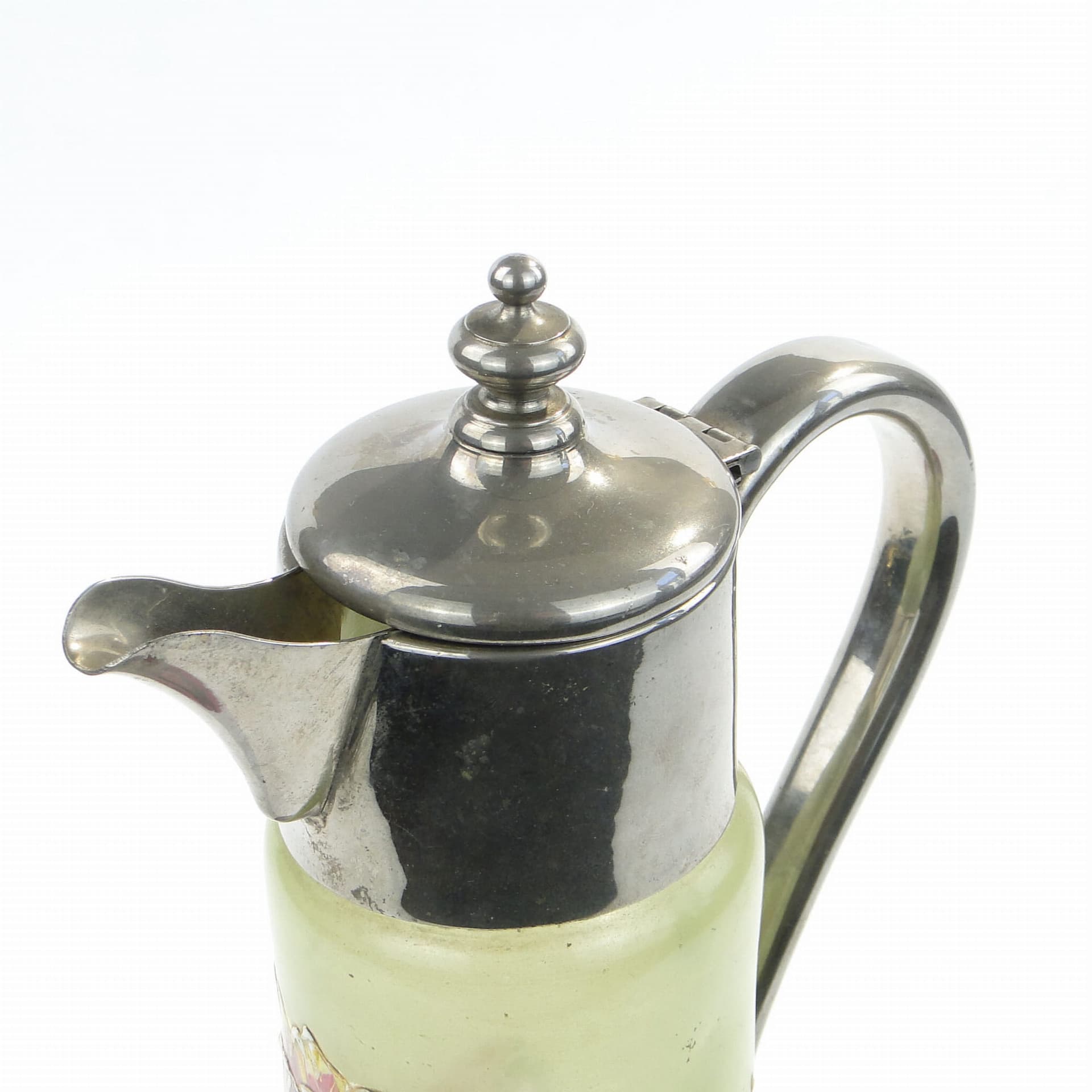 Art Nouveau jug, multicolor glass, Legras, France, early 20th c. - 223127