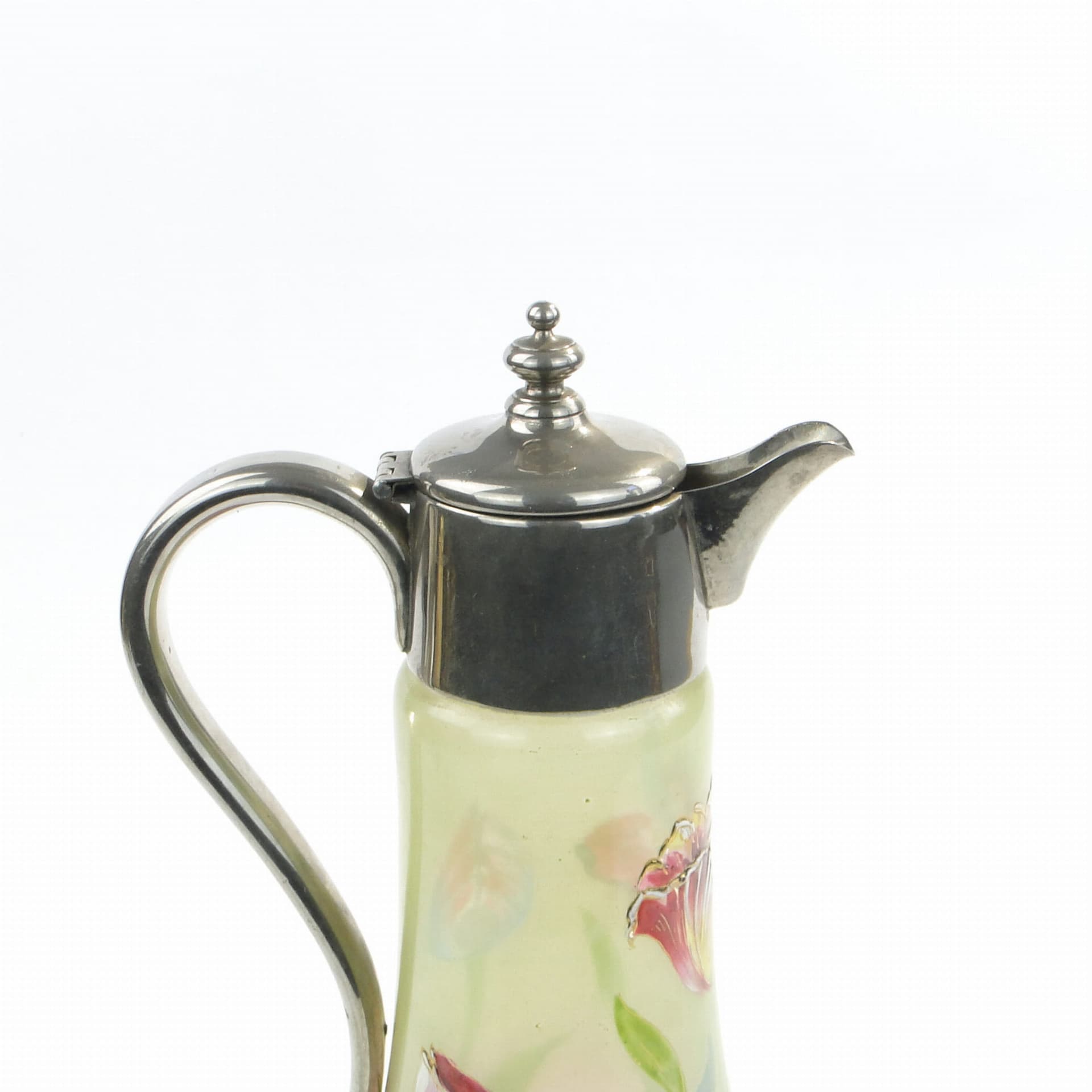 Art Nouveau jug, multicolor glass, Legras, France, early 20th c. - 223130