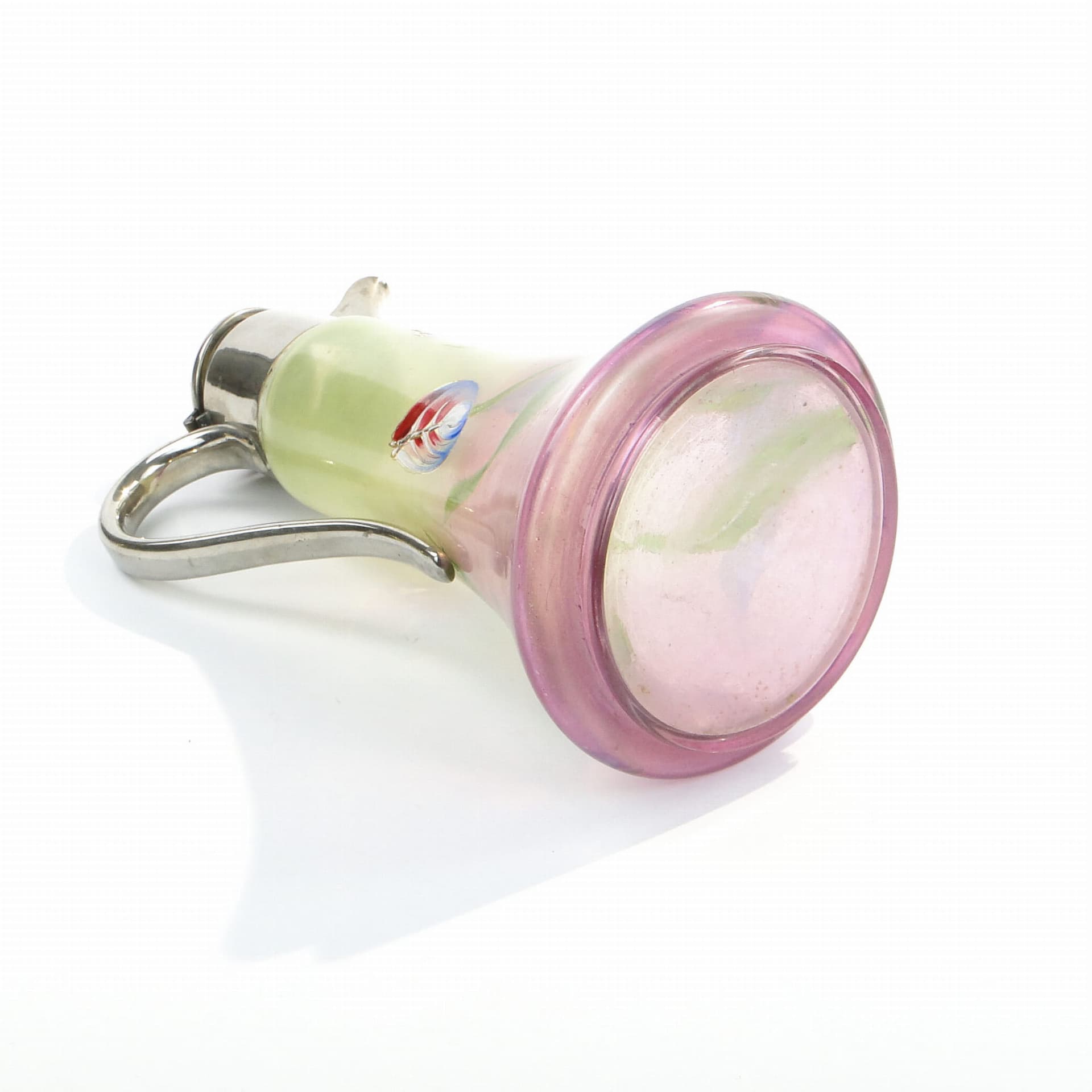 Art Nouveau jug, multicolor glass, Legras, France, early 20th c. - 223135