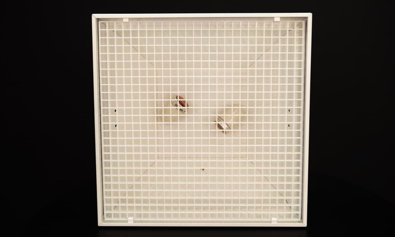 Lampa sufitowa, biały, metal, Louis Poulsen, Dania, lata 70. - 223201