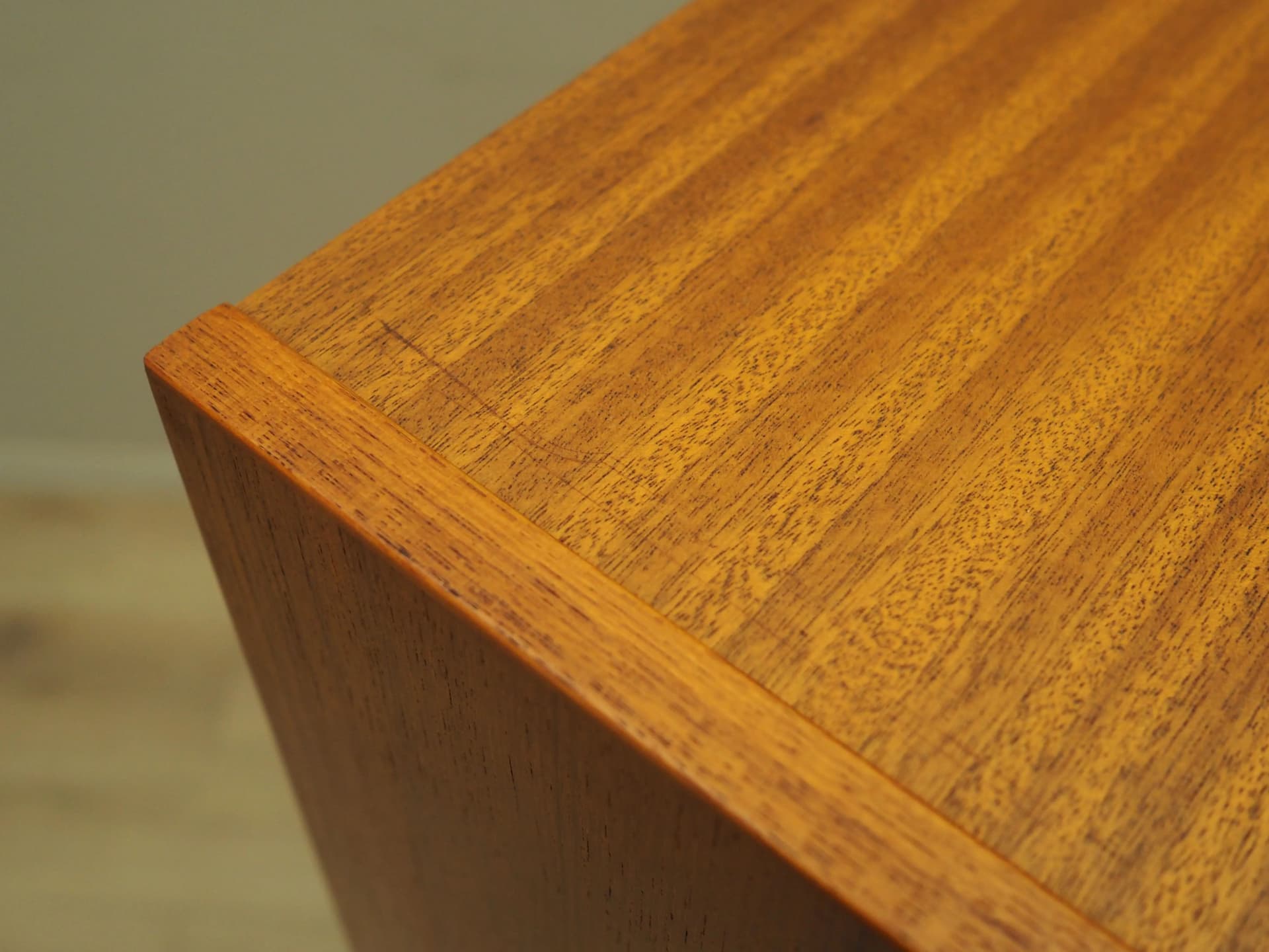 Regał, teak pomarańczowy, Dania, lata 70. - 16155