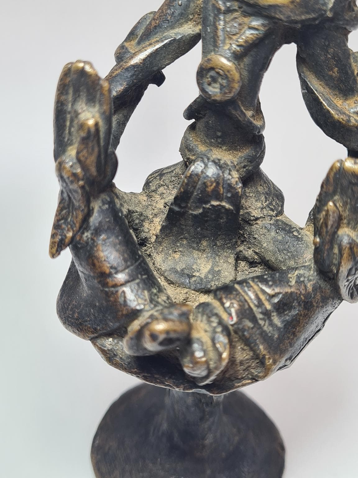 Figurka orientalna, brąz ciemny, brąz, ok. 1900 - 223330