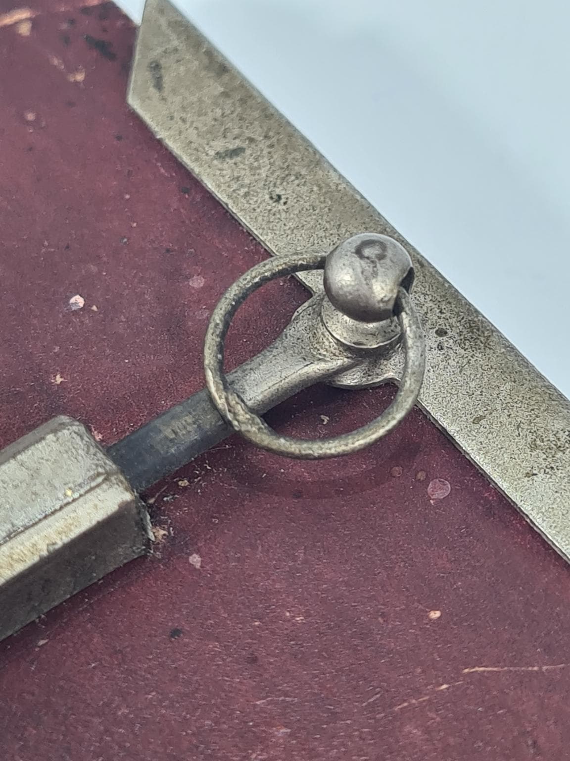Pair of photo frames Belle Époque, transparent glass, metal, France, 1900s. - 223339