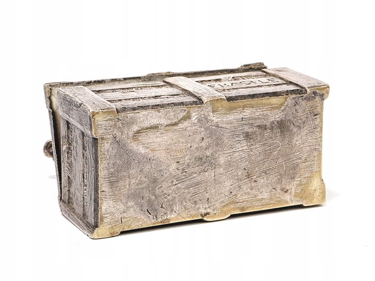 Decorative casket, Realism, silvered bronze silver, France, 19th century - 223420