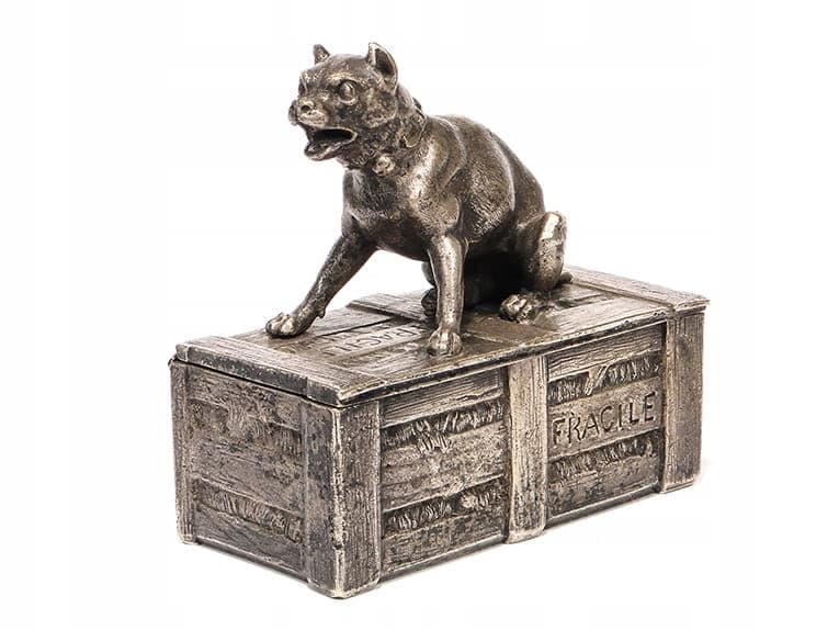Decorative casket, Realism, silvered bronze silver, France, 19th century