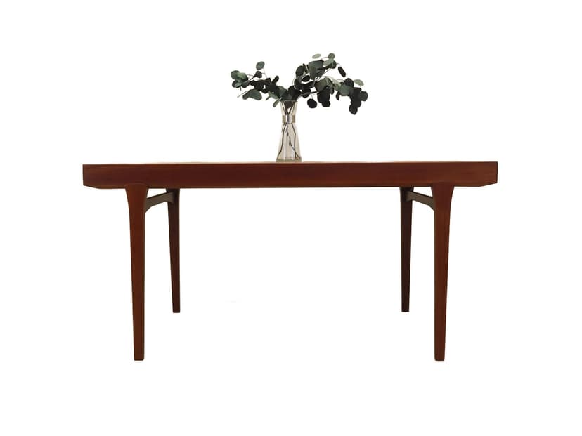 Stół, teak pomarańczowy, Dania, lata 70.