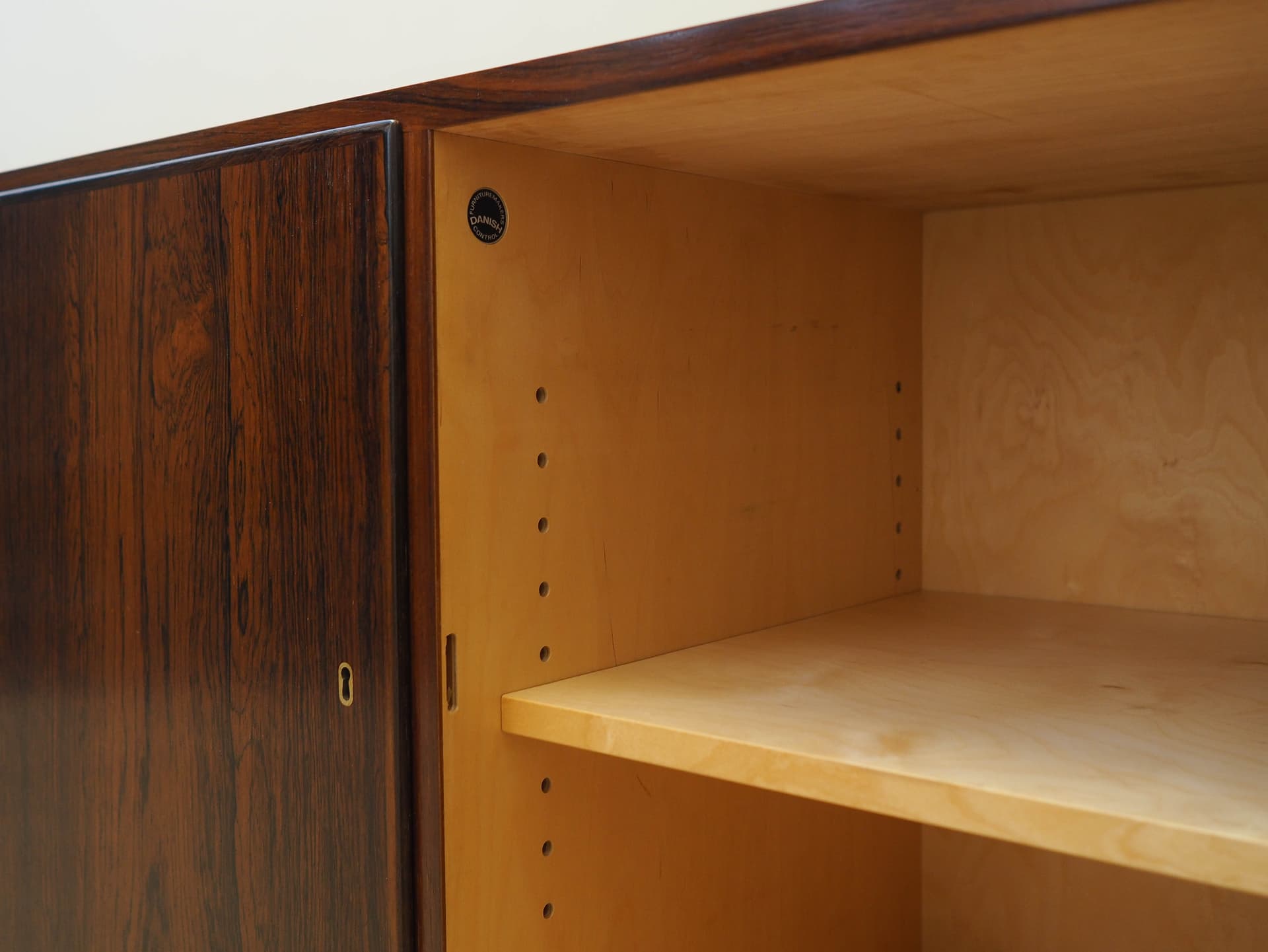 Szafka, palisander ciemnobrązowy, proj. C. Jensen, Hundevad&Co., Dania, lata 70. - 223539