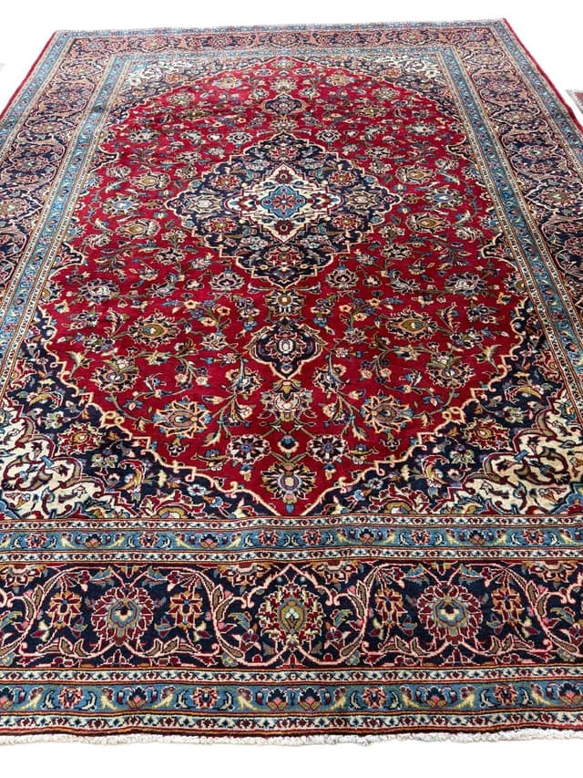 Dywan Keshan 390x290 cm, multikolor, wełna, Iran - WYMIARY