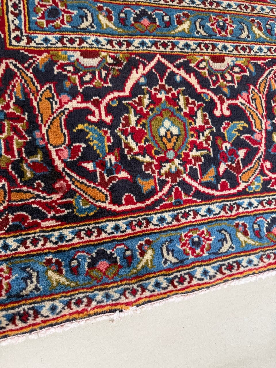 Dywan Keshan 390x290 cm, multikolor, wełna, Iran - 223561