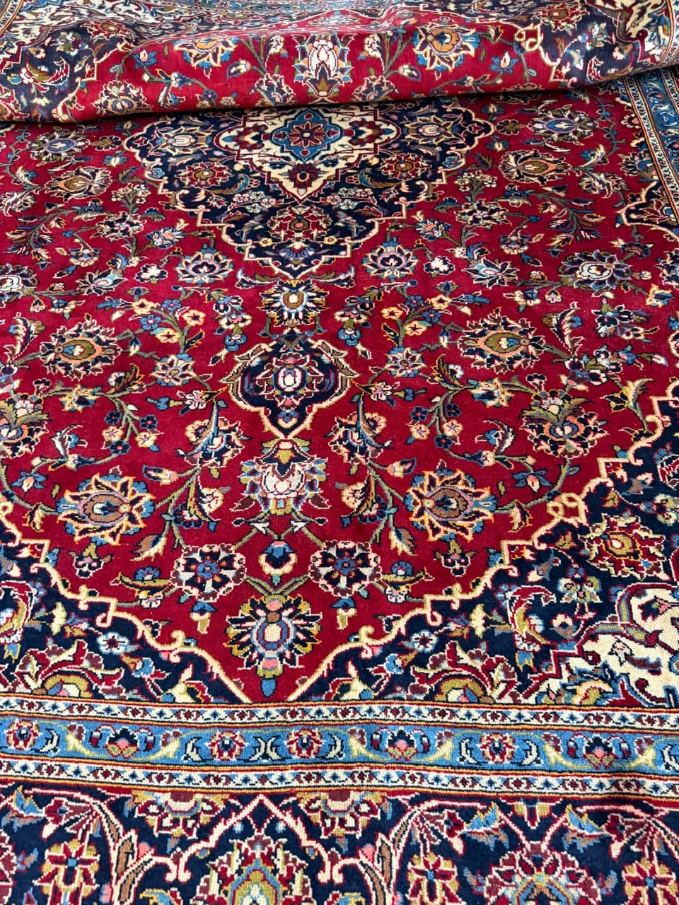 Dywan Keshan 390x290 cm, multikolor, wełna, Iran - 223571