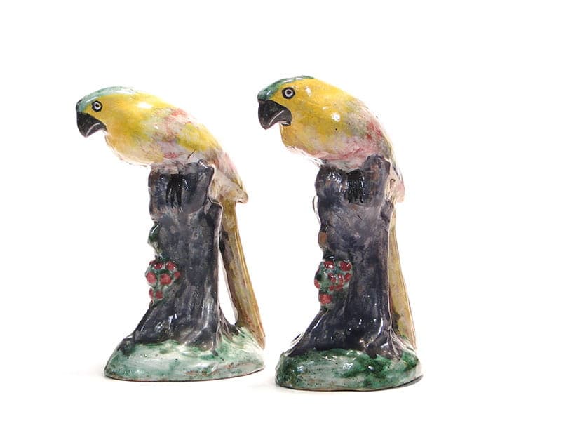 Para podpórek do książek, multikolor, ceramika, proj. M. Flögl, lata 20. - 223581