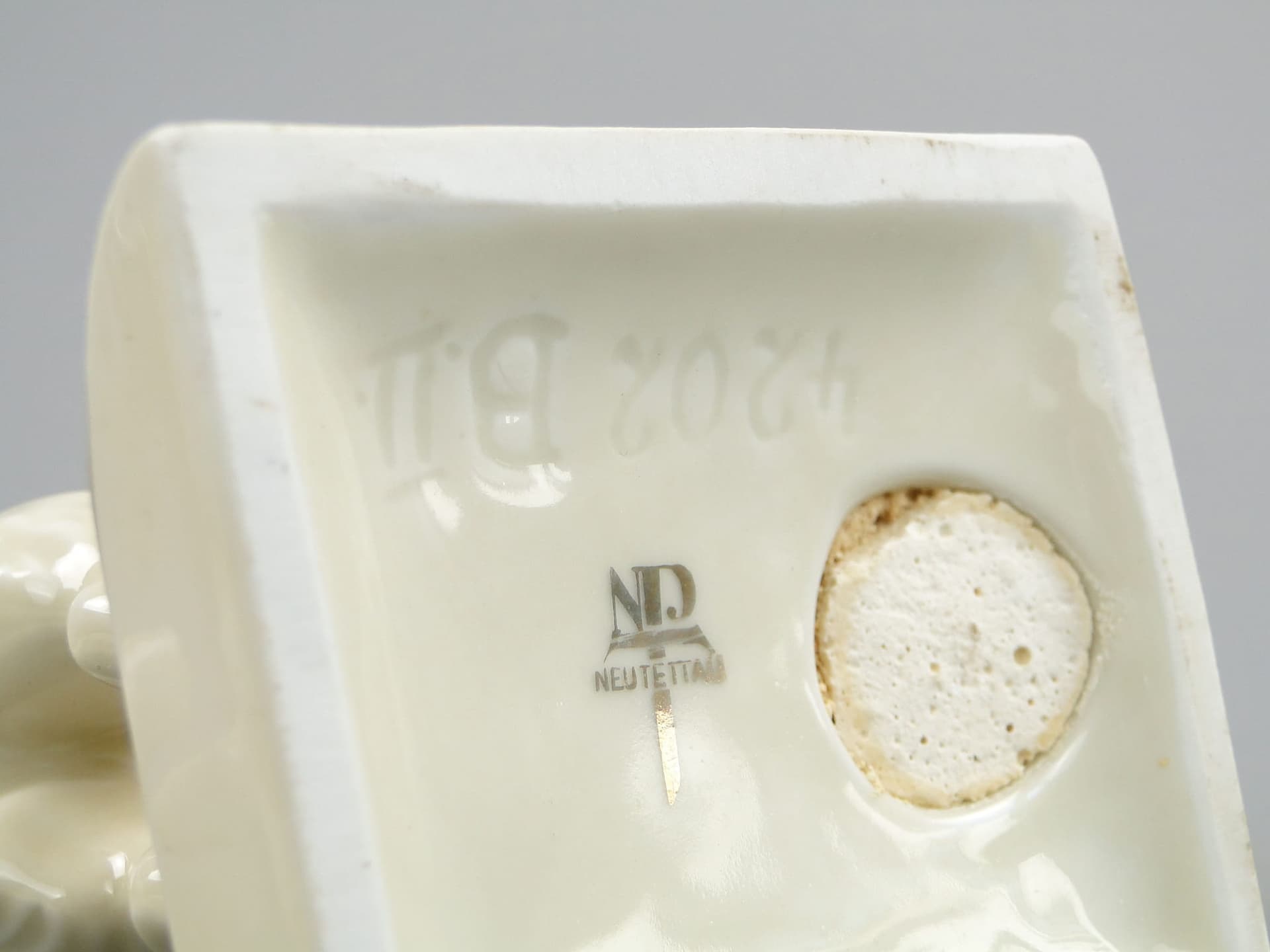 Para podpórek do książek Art déco, porcelana ivory white, Niemcy, lata 30. - 223607