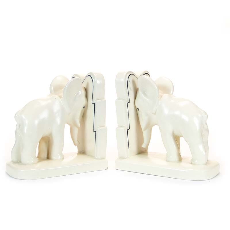 Podpórki do książek ze słoniami, Goebel, Niemcy lata 30 - 223614