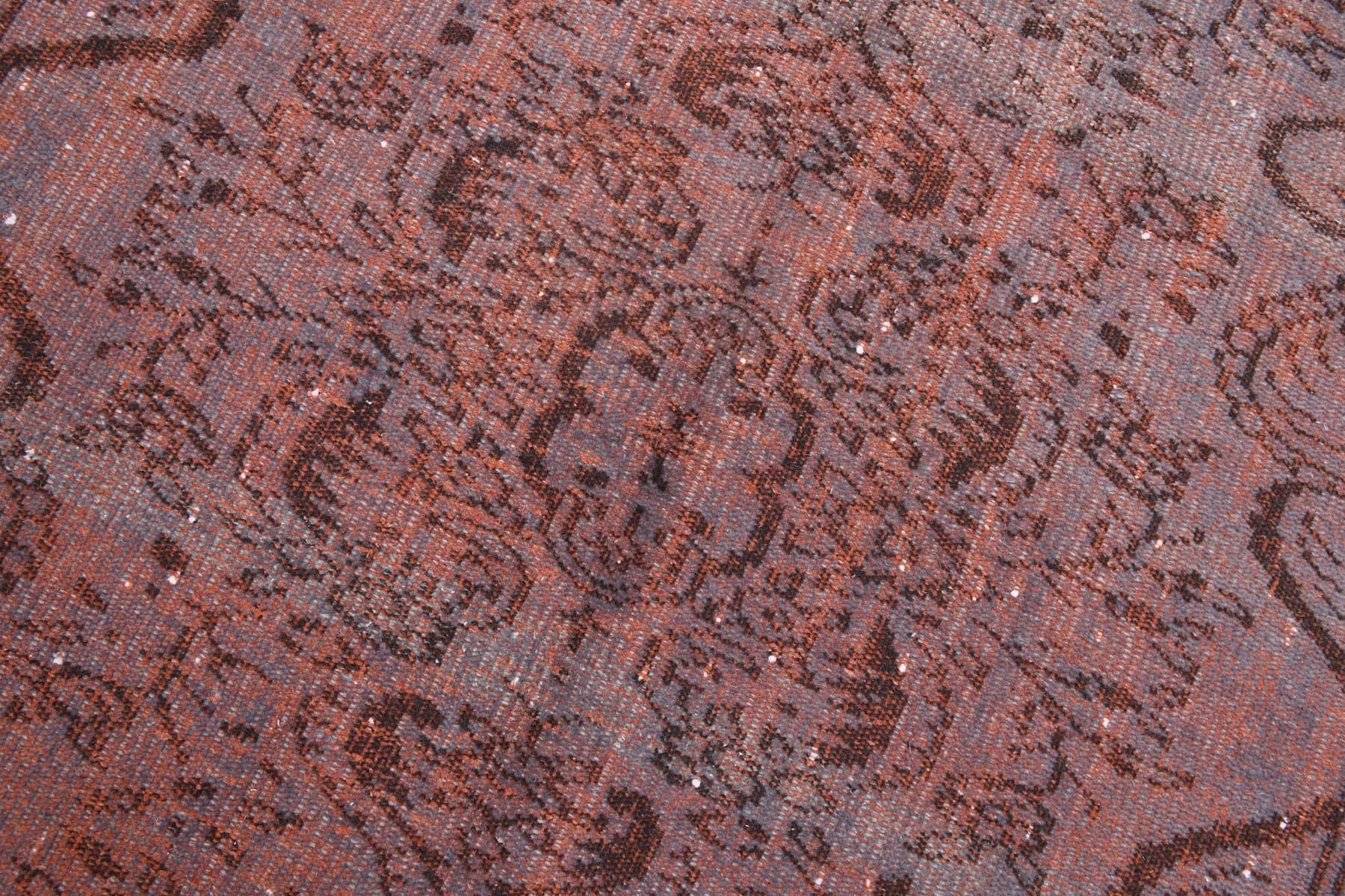 Dywan 166x268 cm, szaroniebieski, terakotowy, wełna, Turcja, lata 60. - 223658