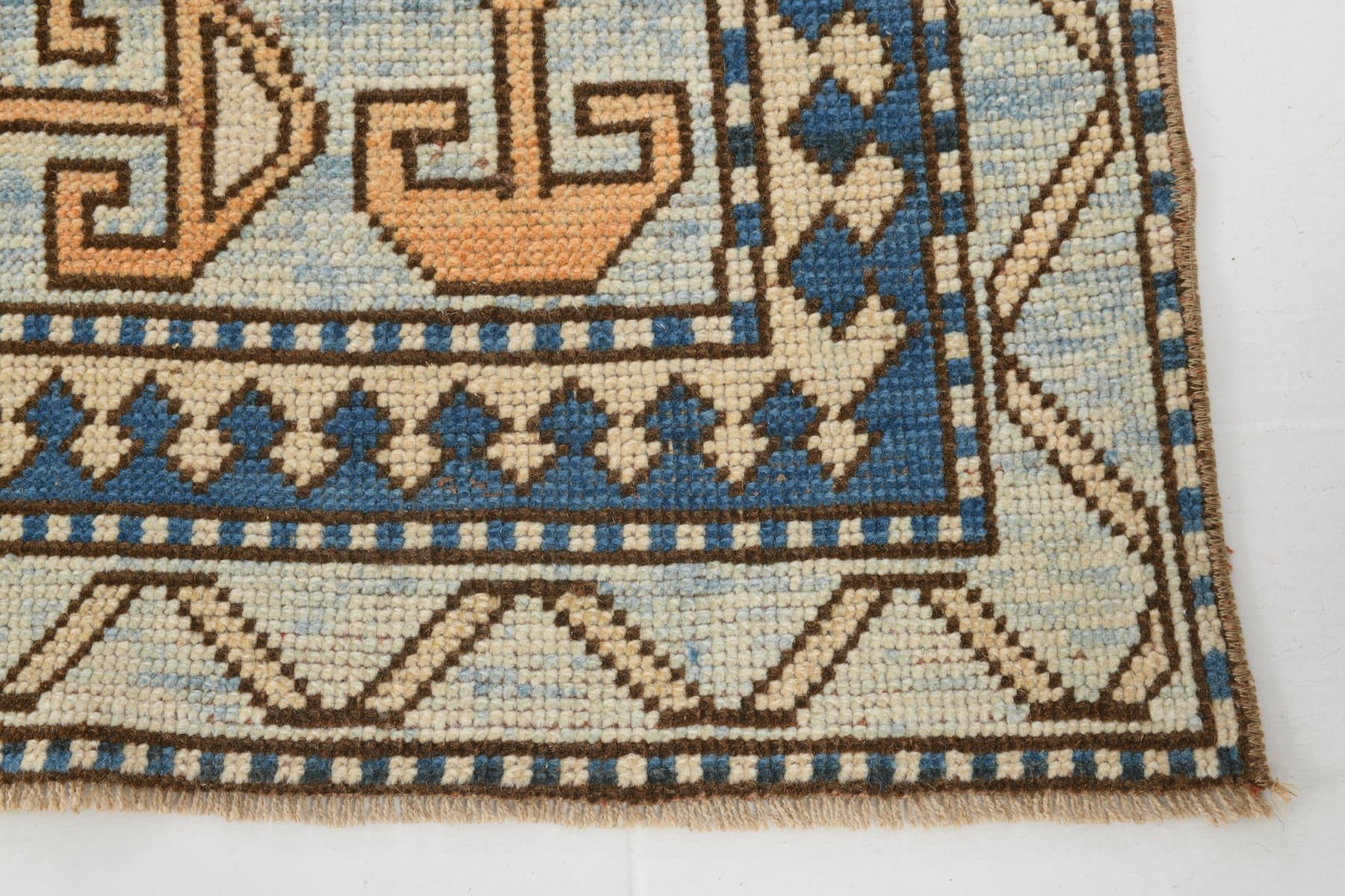 Dywan 328x188 cm, niebieski, wełna, Turcja, lata 60. - 223642