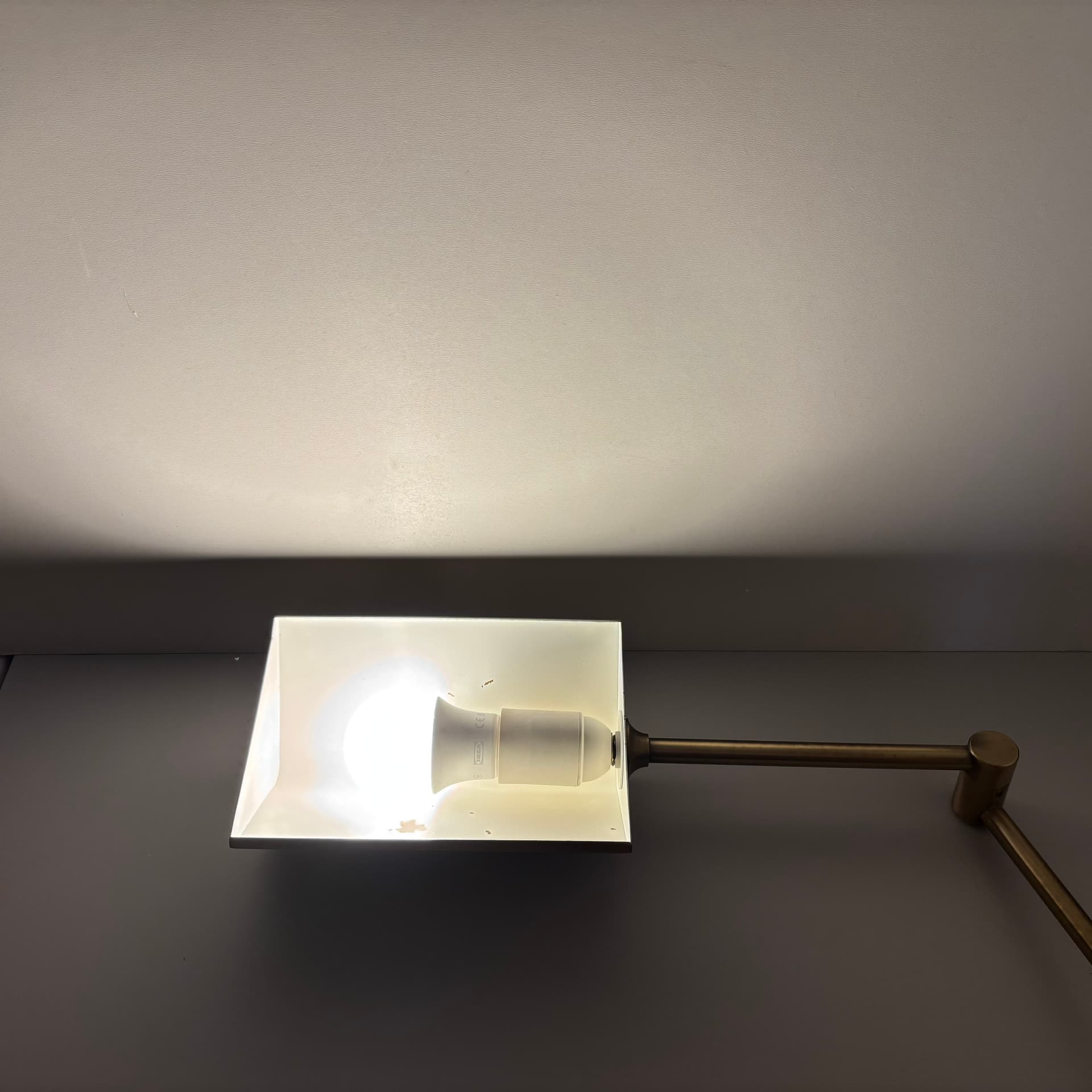 Kinkiet, złoty, mosiądz, Niemcy, lata 70. - 224042