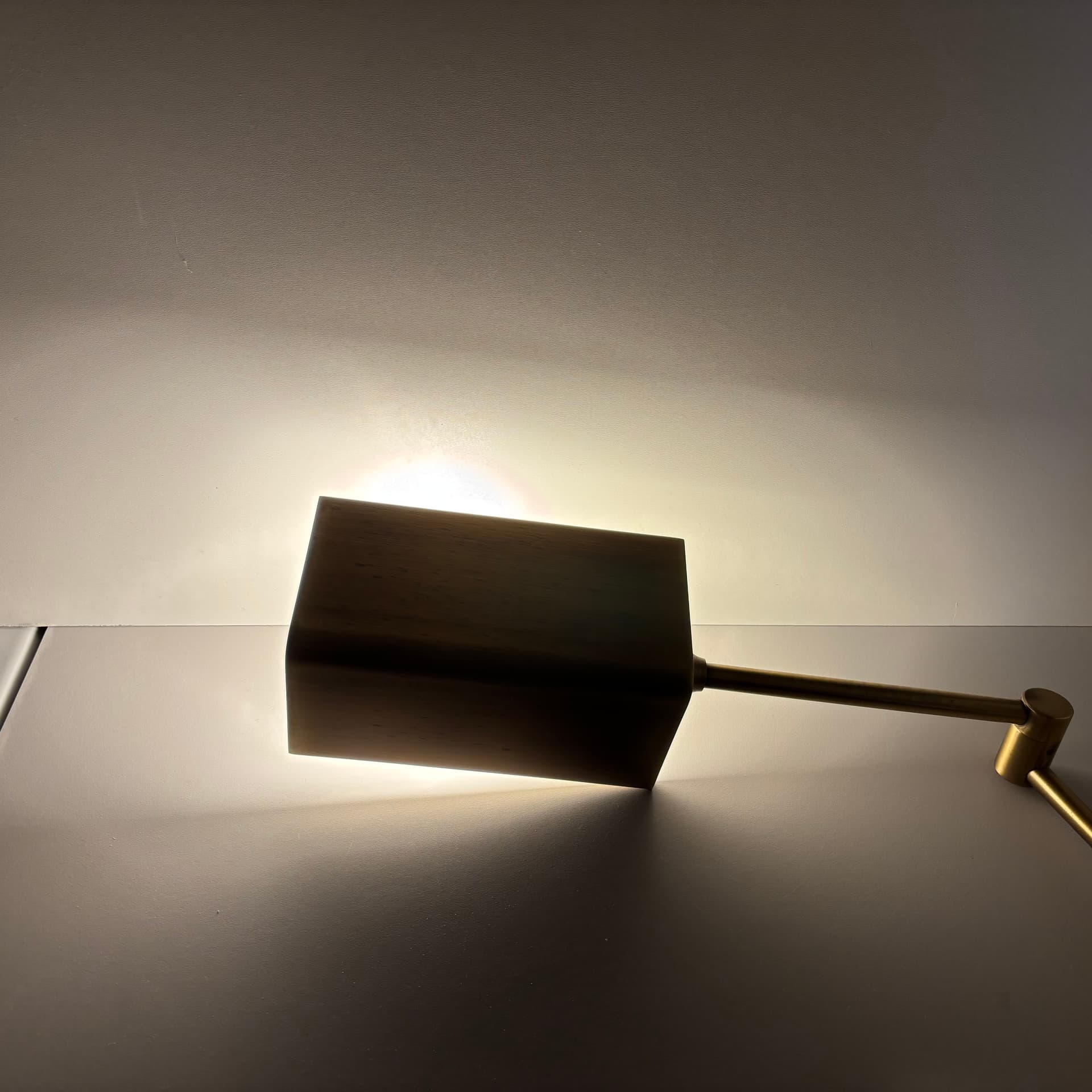 Kinkiet, złoty, mosiądz, Niemcy, lata 70. - 224043