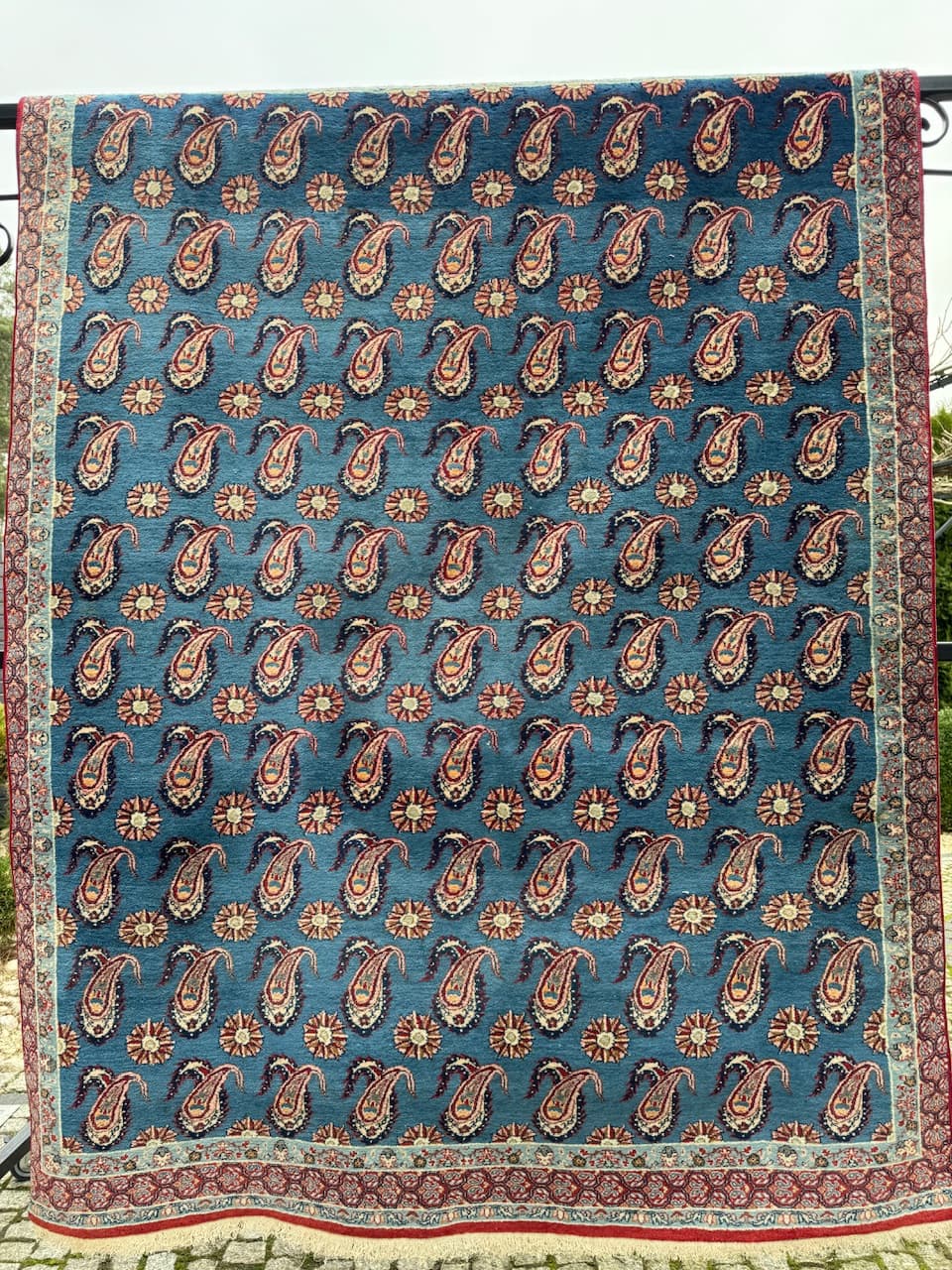 Dywan Senneh, multikolor, wełna, Iran, lata 60. - 224230