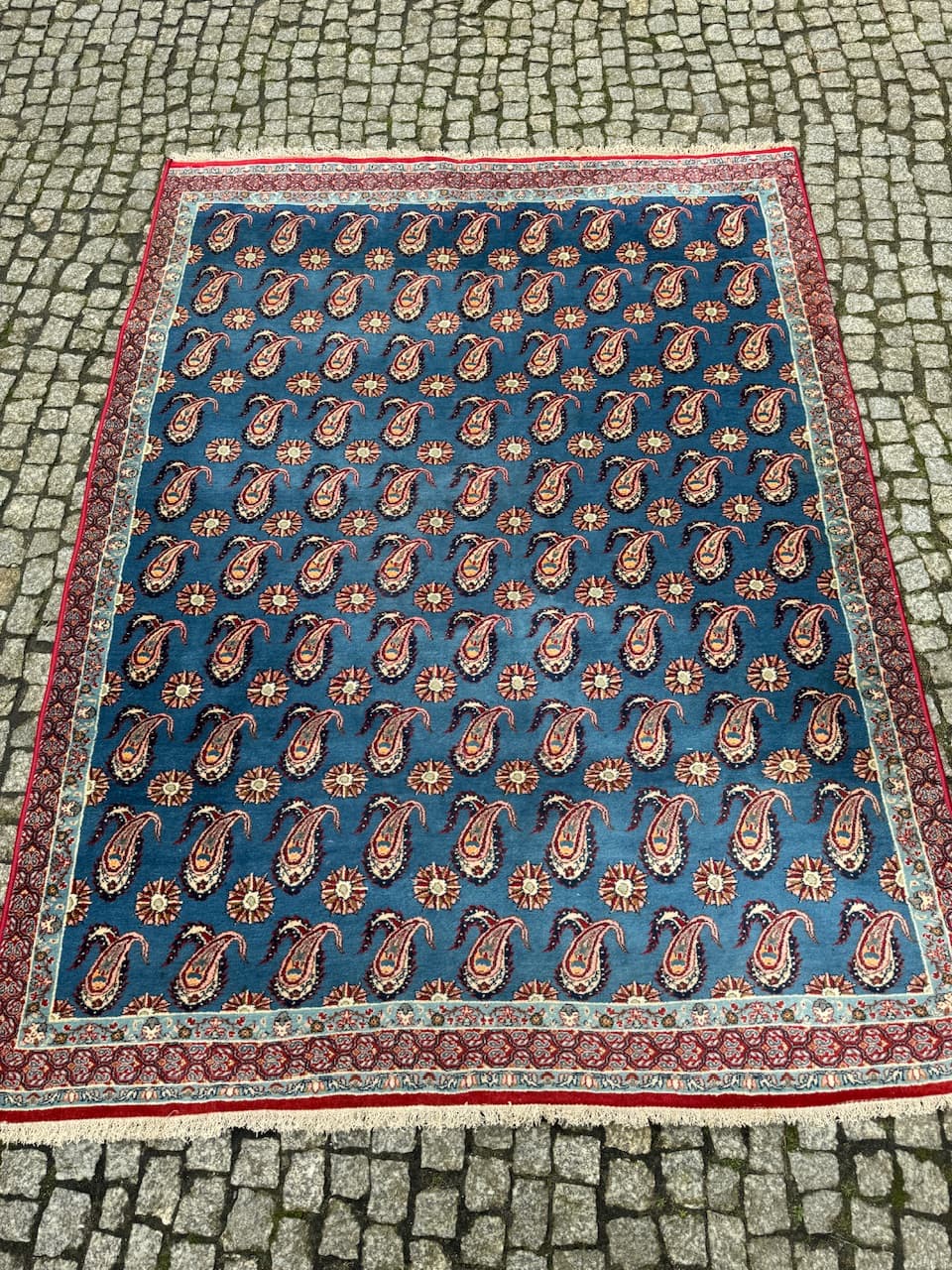 Dywan Senneh, multikolor, wełna, Iran, lata 60. - 224237