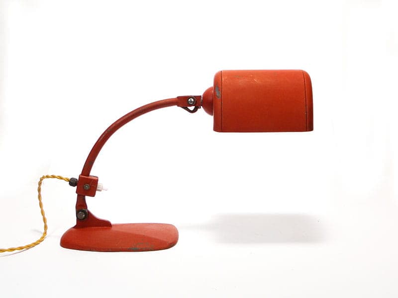 Lampa ścienna Bauhaus, czerwony, stal, Niemcy, lata 20. - 224509