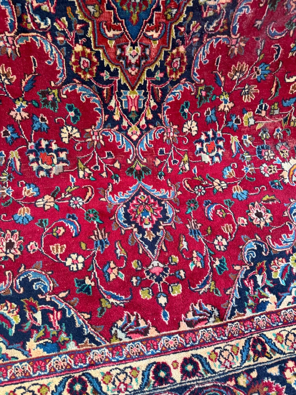 Dywan Mesched 300x300 cm, multikolor, wełna, Iran - 224577