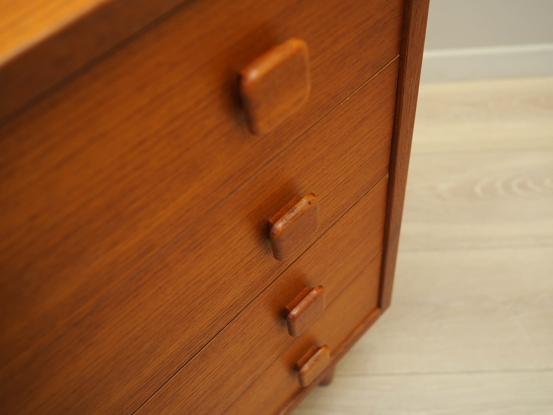 Komoda, teak brązowy, Dania, lata 70. - 224846