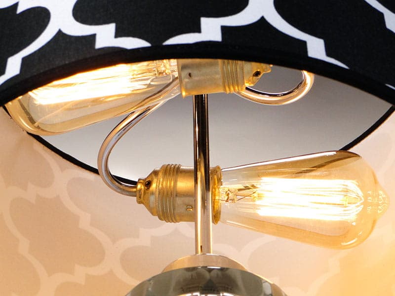 Lampa stołowa Art Deco, kryształ transparentny, Austria, lata 20. - 224919