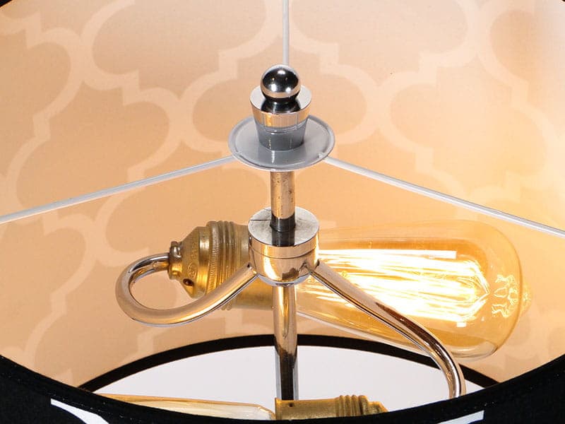 Lampa stołowa Art Deco, kryształ transparentny, Austria, lata 20. - 224918