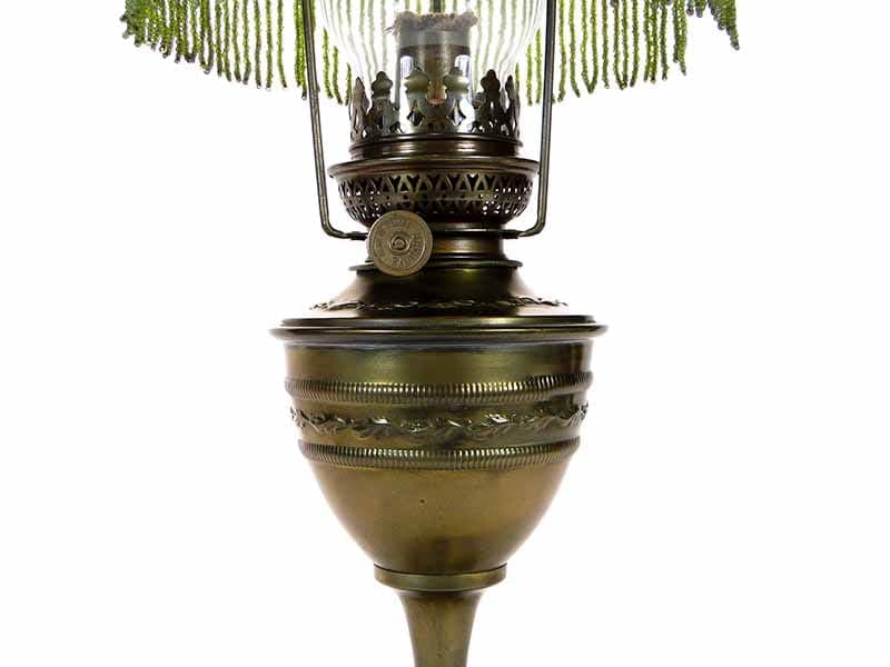 Table Lamp Paryżanka, gold brass, France, 19th c. - 224932