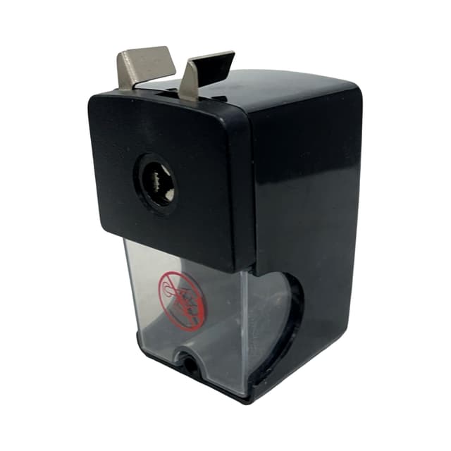 Temperówka biurkowa, czarny bakelit, Niemcy, lata 70. - WYMIARY