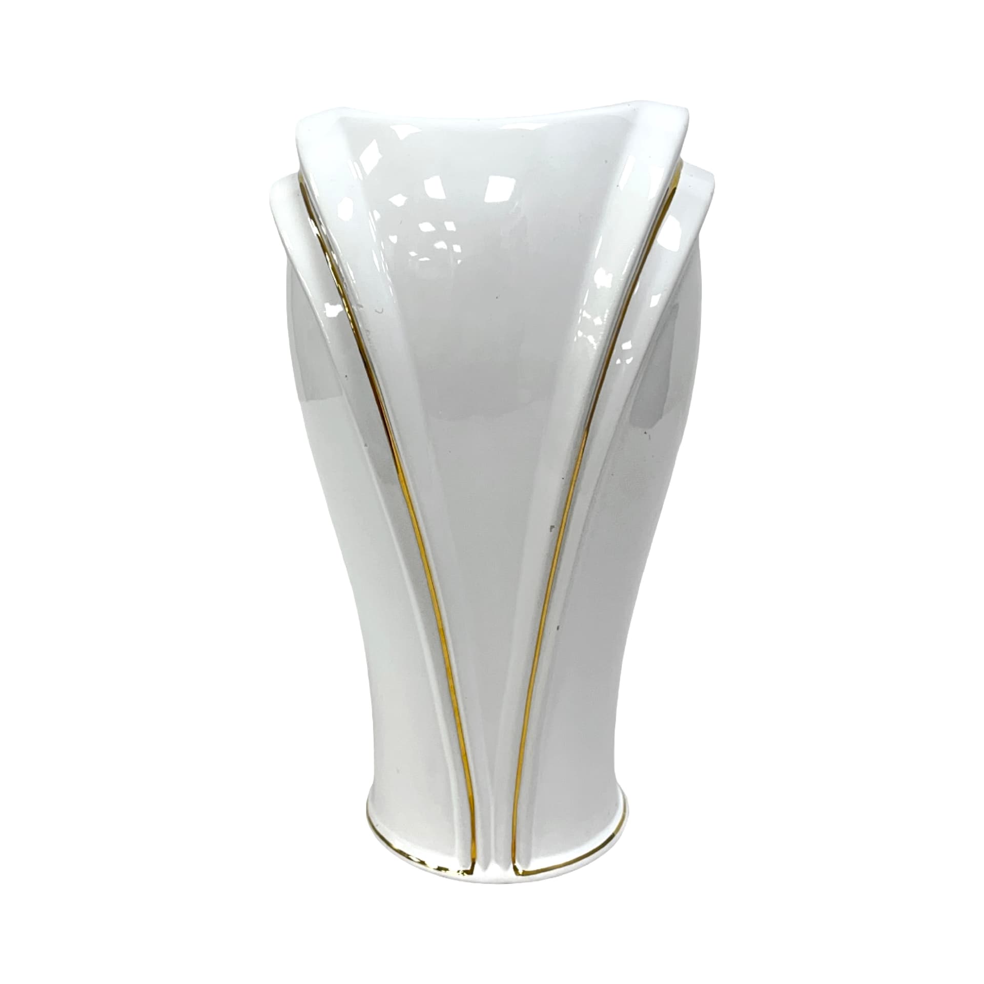 Wazon, biały, porcelana, Niemcy, lata 70. - 225127