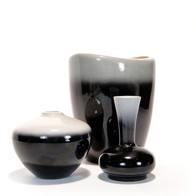 Wazon, szary, porcelit, Chodzież, Polska, lata 60. - 225175