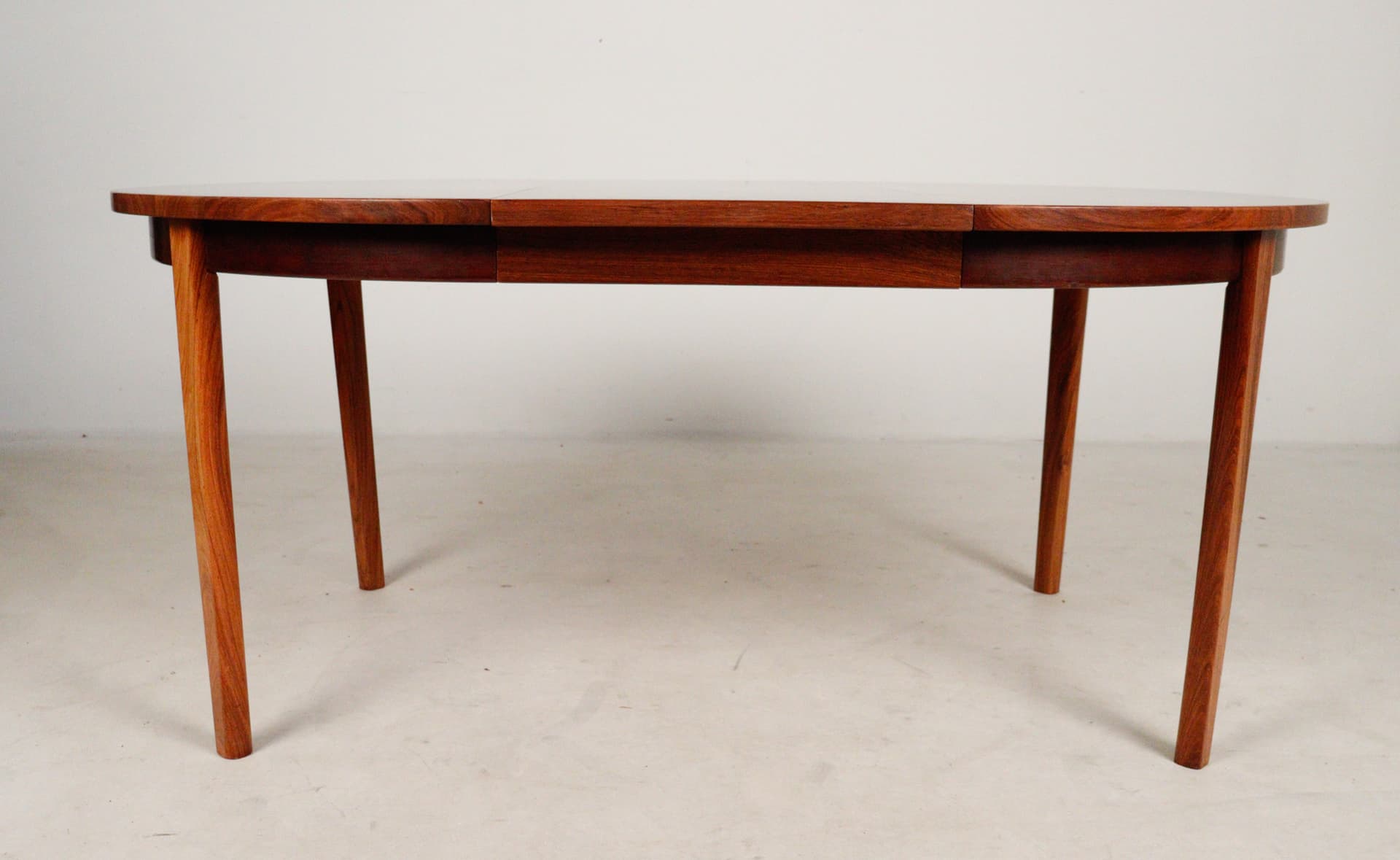 Stół jadalniany rozkładany 120/170/220/270x120x72 cm palisander, proj. Arne Vodder, Skovby - 225252