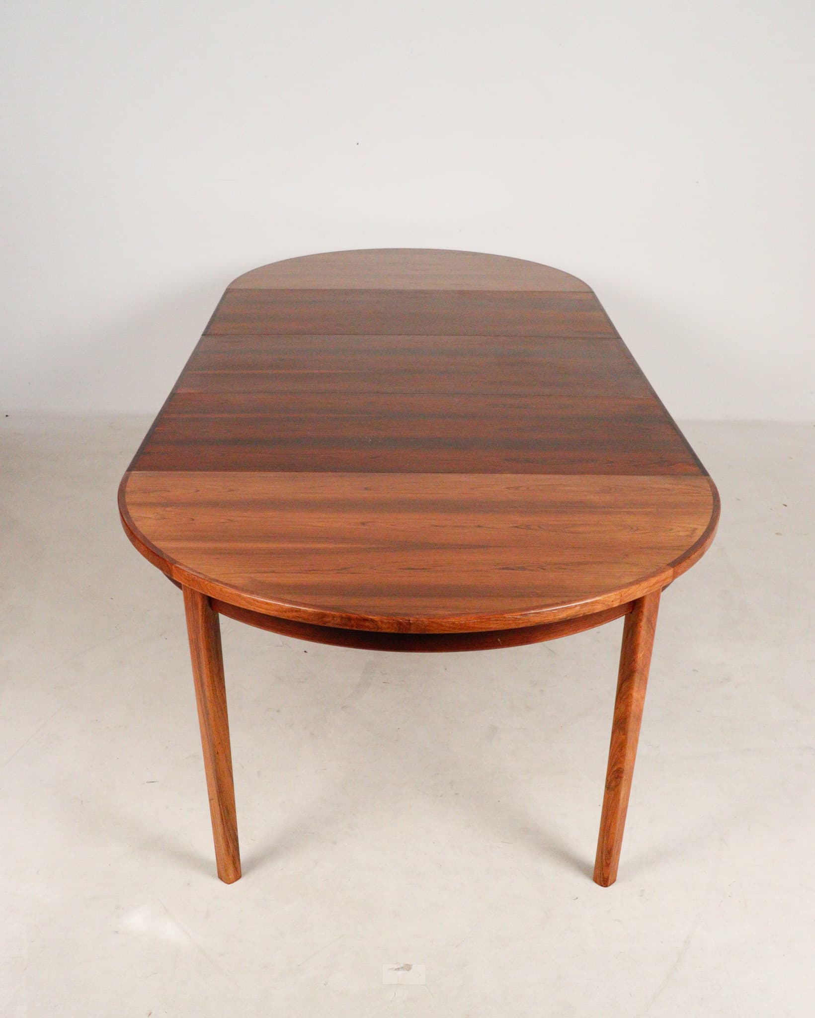 Stół jadalniany rozkładany 120/170/220/270x120x72 cm palisander, proj. Arne Vodder, Skovby - 225254