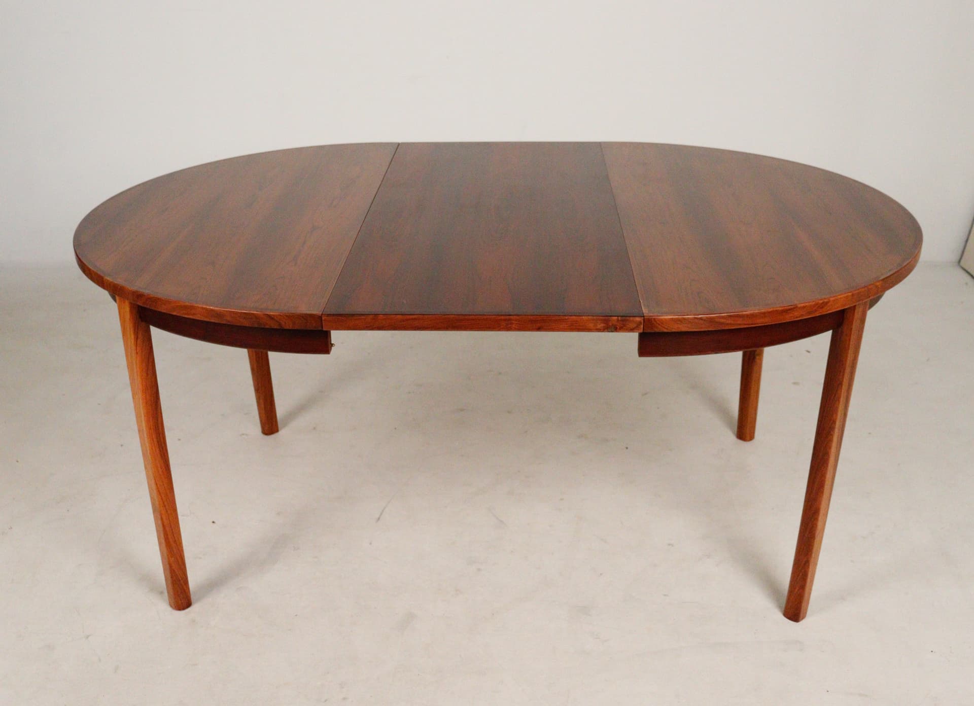 Stół jadalniany rozkładany 120/170/220/270x120x72 cm palisander, proj. Arne Vodder, Skovby - 225248