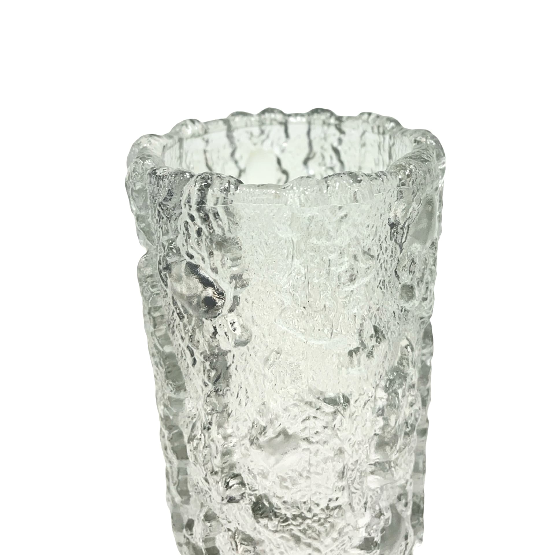 Wazon Arktis, transparentny, szkło, Georgshütte, Niemcy, lata 70. - 225325