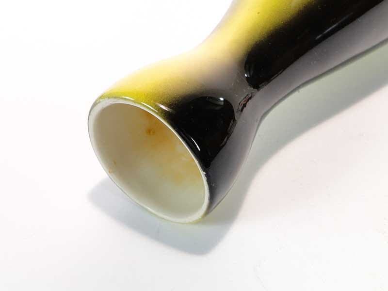 Wazon 'kręgiel', zielony, ceramika, Mirostowice, Polska, lata 60. - 225335