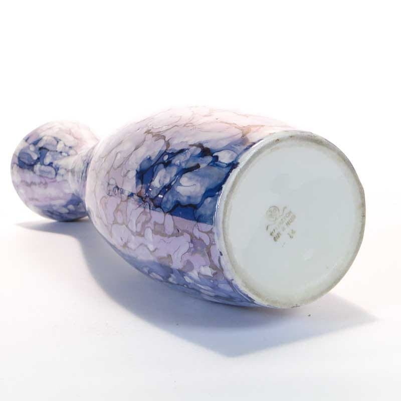 Wazon kręgiel, porcelana multikolor, proj. Z. Przybyszewska, Polska, lata 50. - 225344