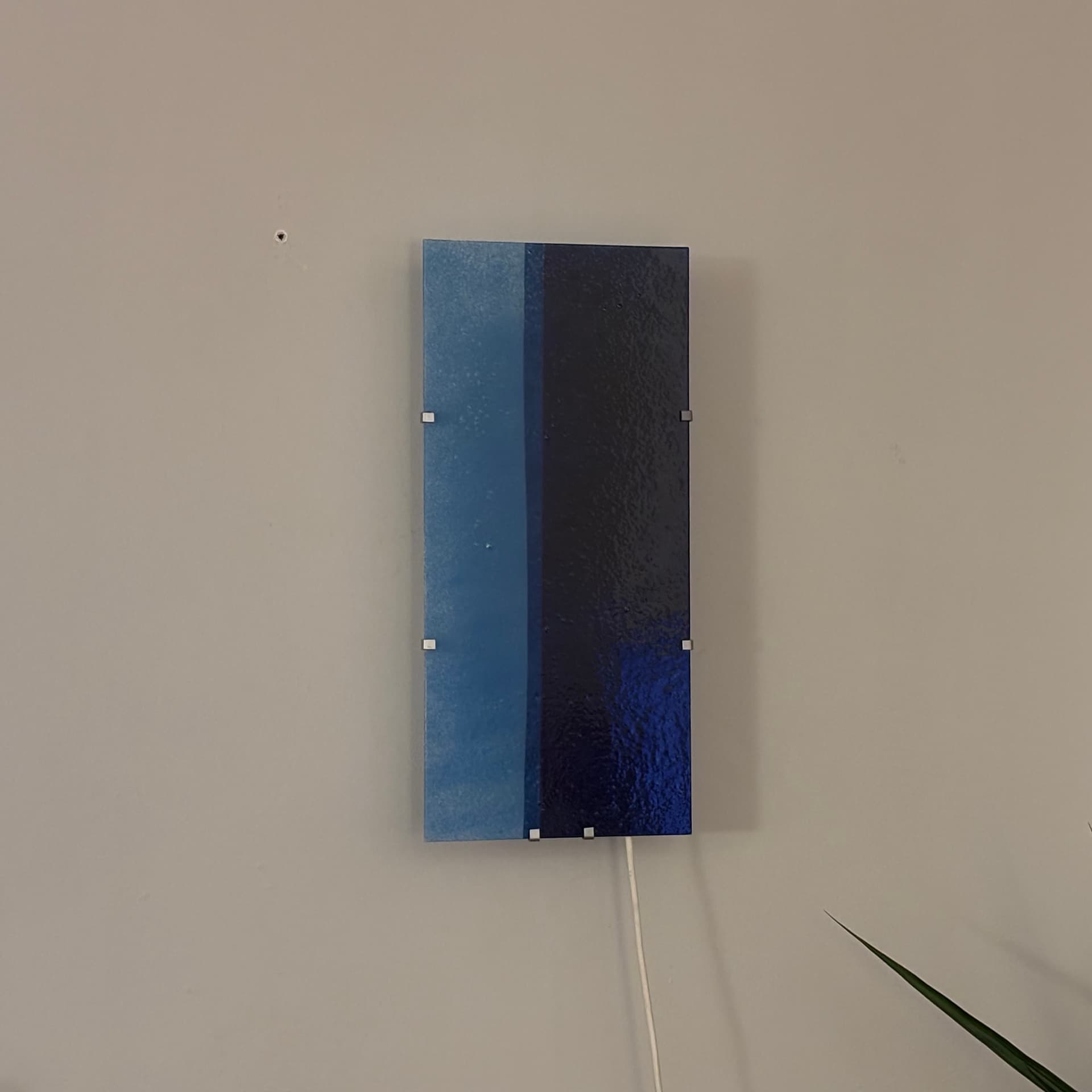 Kinkiet Gyllen, niebieski, szkło, Ikea, Szwecja, lata 90. - 225508