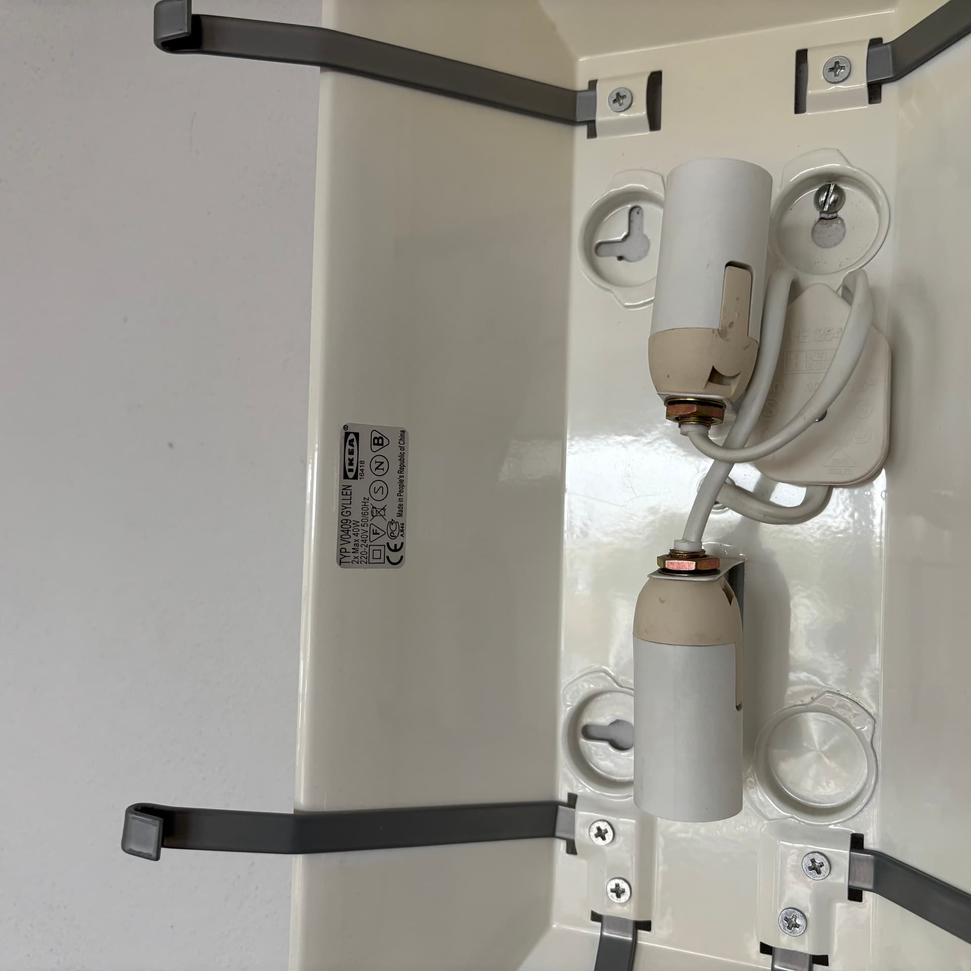 Para kinkietów Gyllen, multikolor, szkło, Ikea, Szwecja, lata 90. - 225554