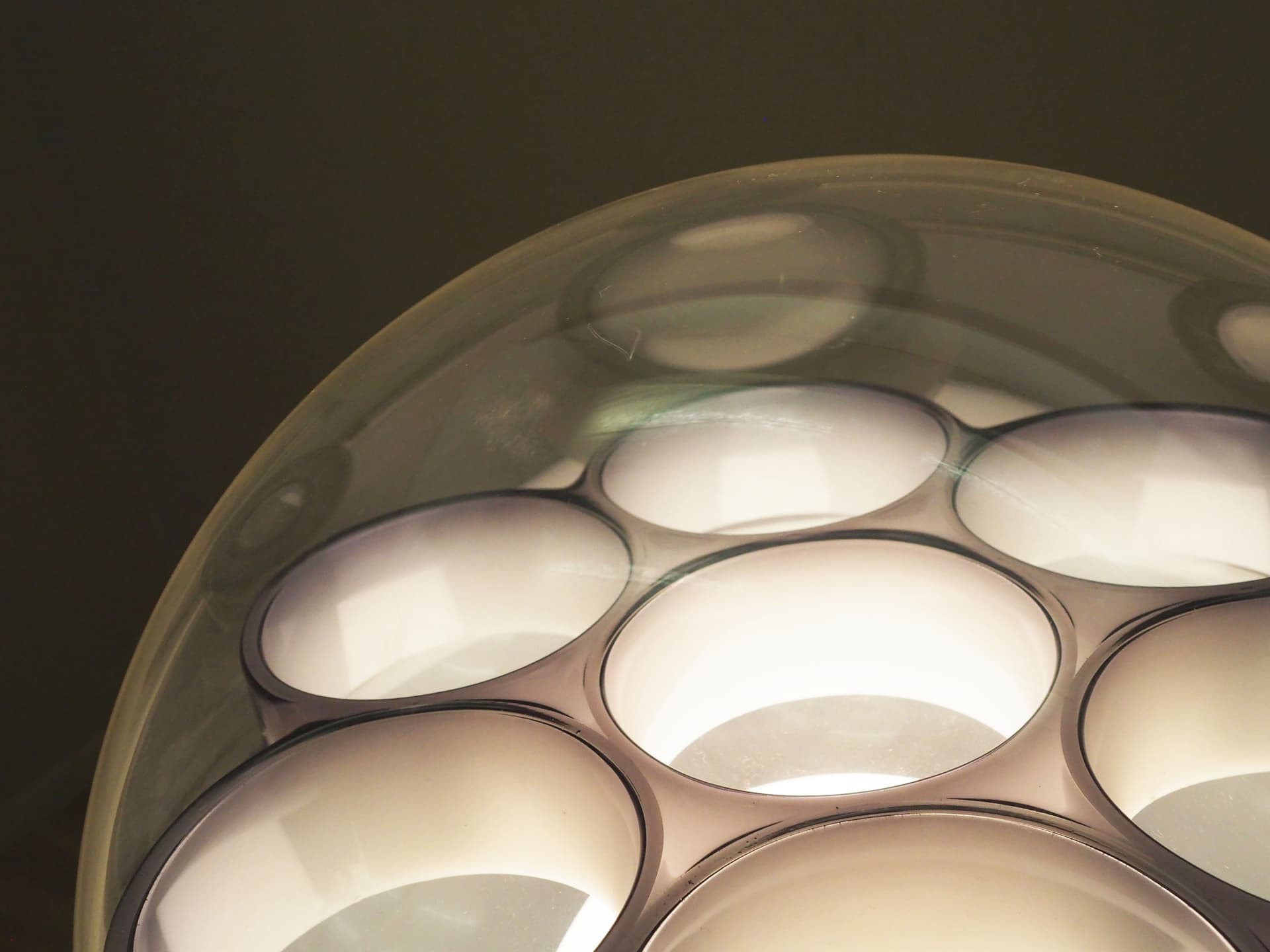 Lampa podłogowa z popielniczką, Space Age, metal chrom biały, Włochy, lata 60. - 78266